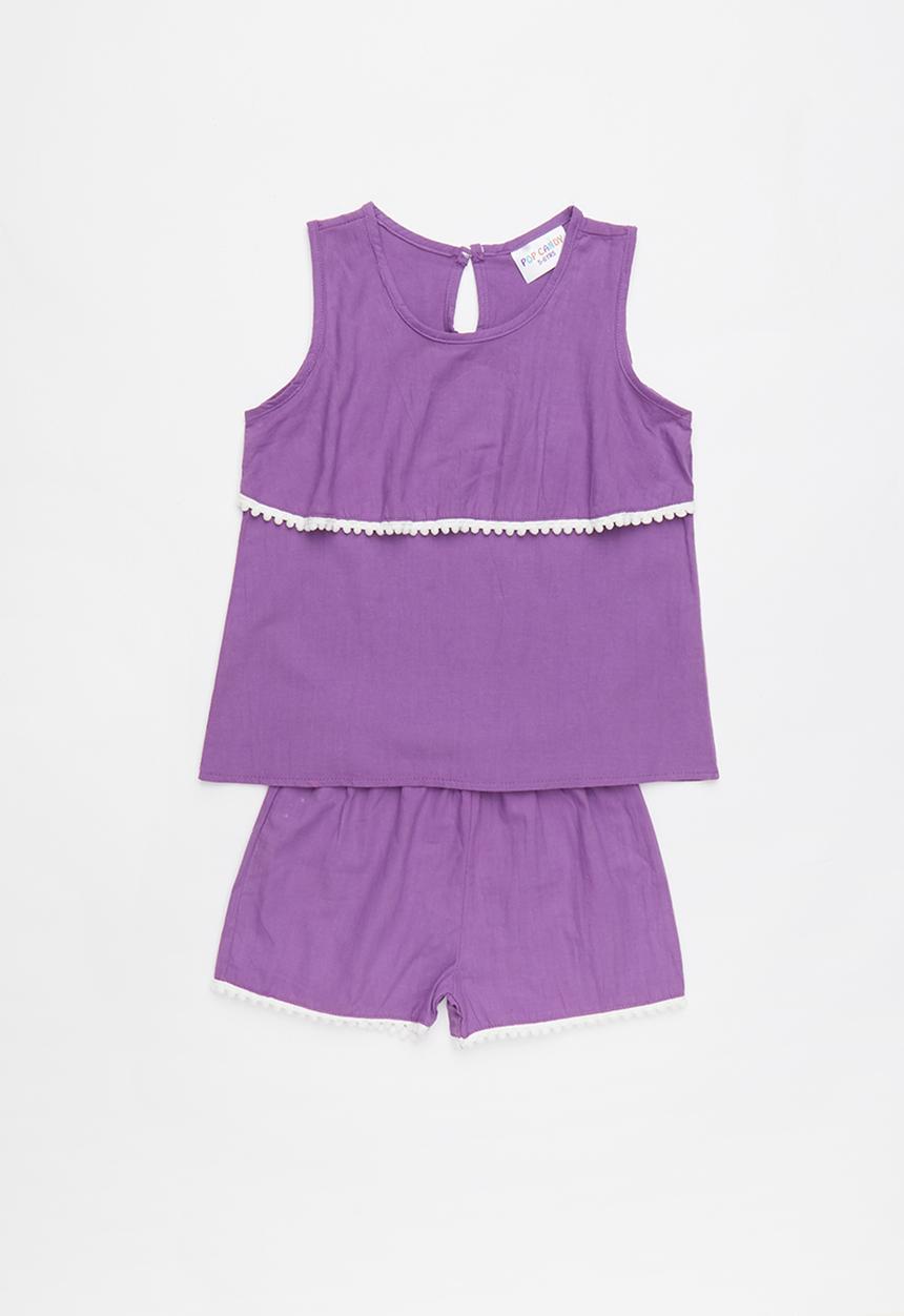 Pop Candy - 2 Piece pj set - purple