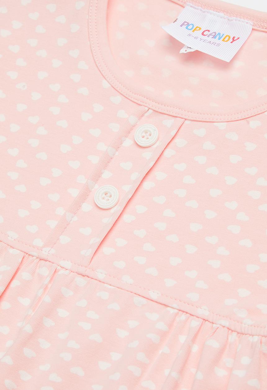 Pop Candy - Button front night dress - pink