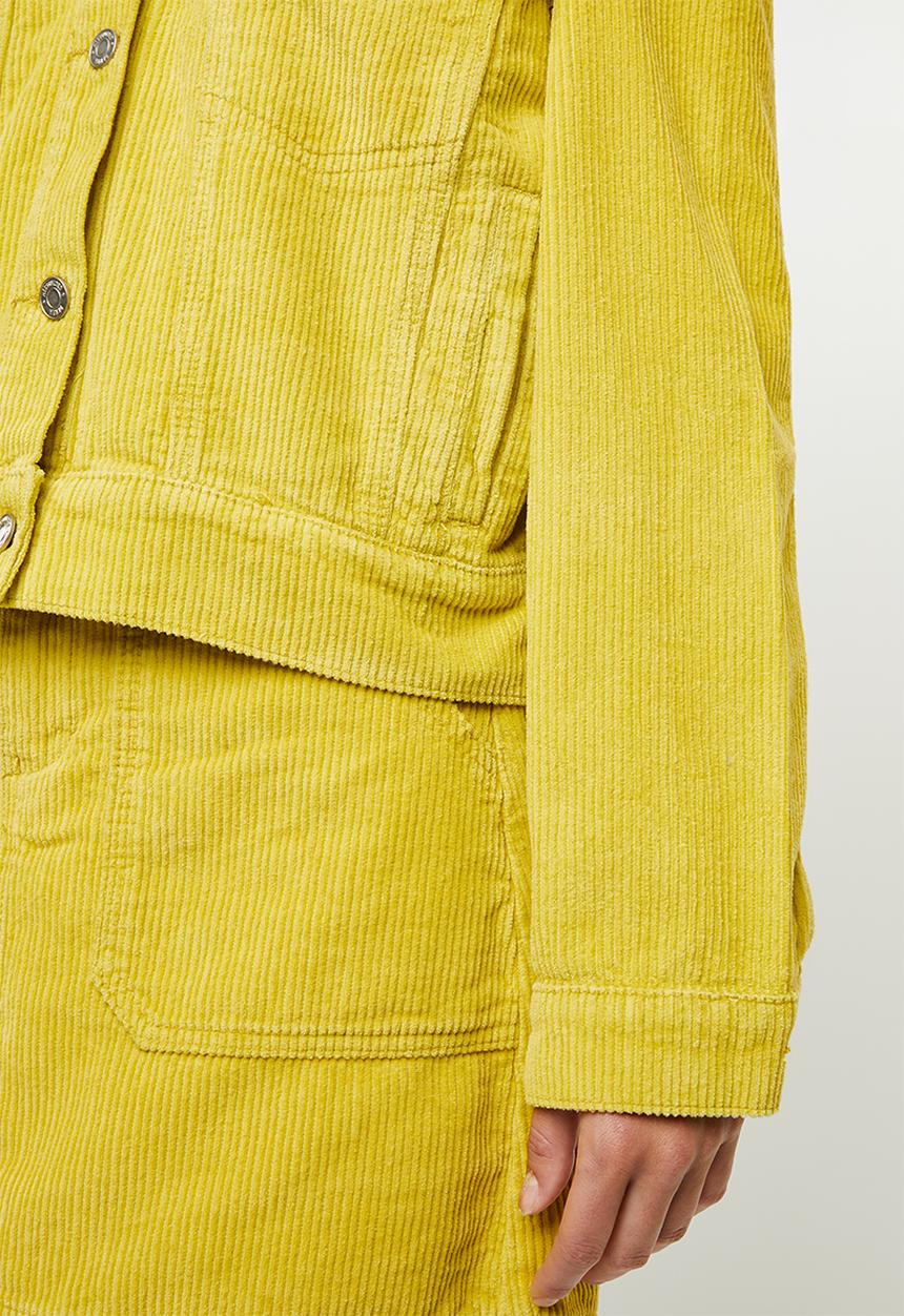 Missguided - Cord trucker jacket - yellow