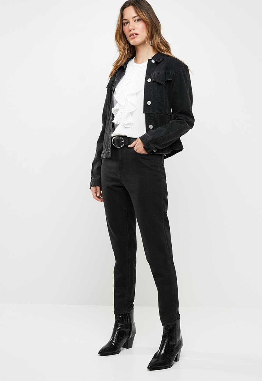 ONLY - Alicante pleat flounce blouse - white