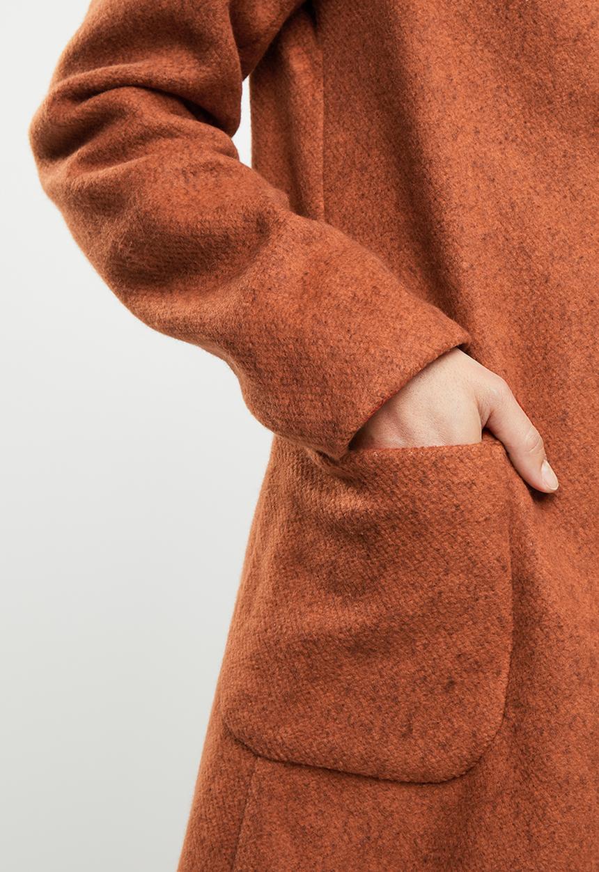 ONLY - Astrid marble coat - rust