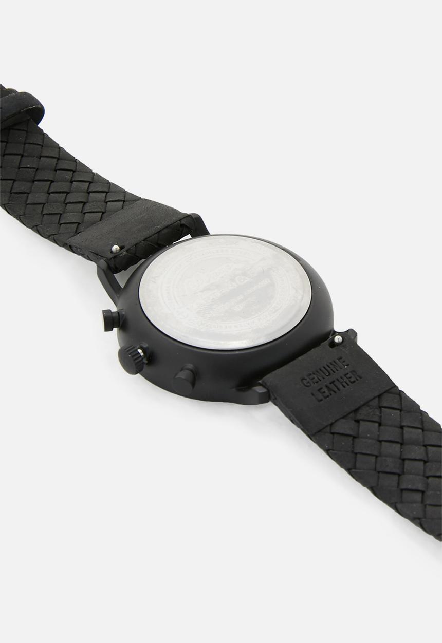 Kapten & Son - Chrono-Black Midnight Woven