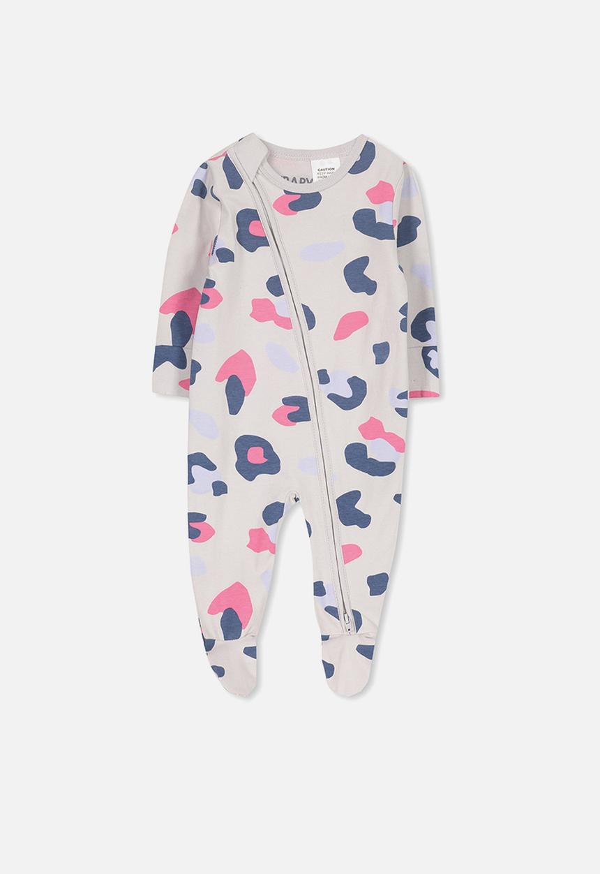 Cotton On - Mini zip through romper - multi