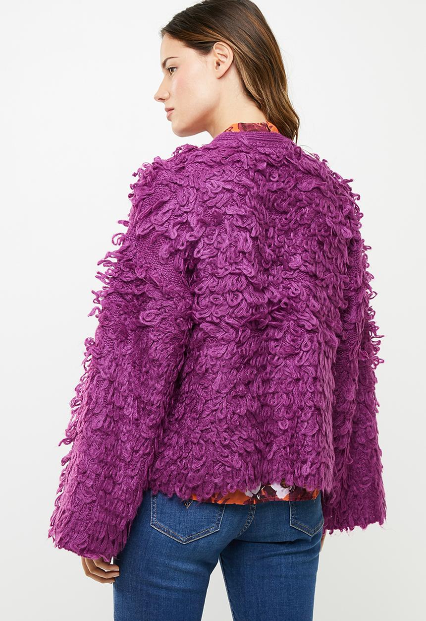 Noisy May - Merja long sleeve knit - purple 