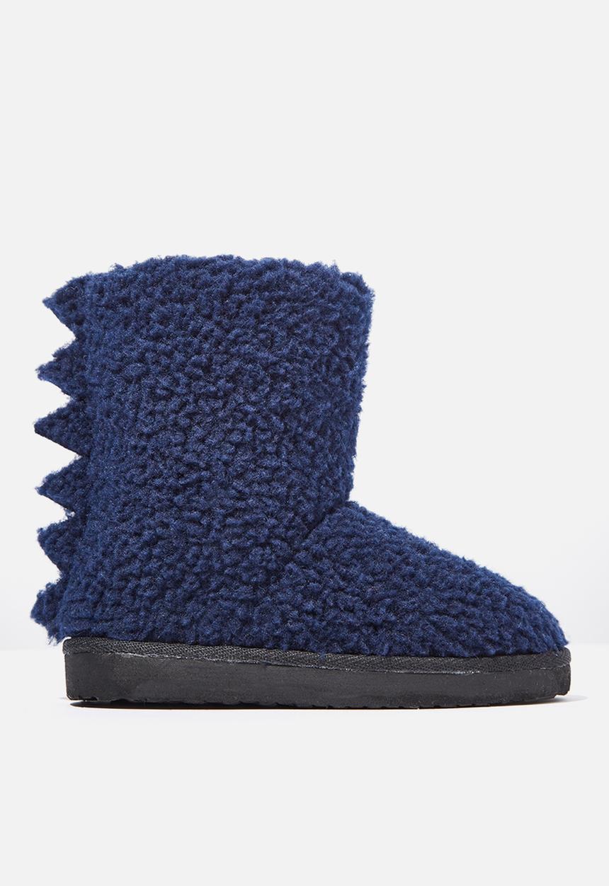 Cotton On - Novelty homeboot - navy