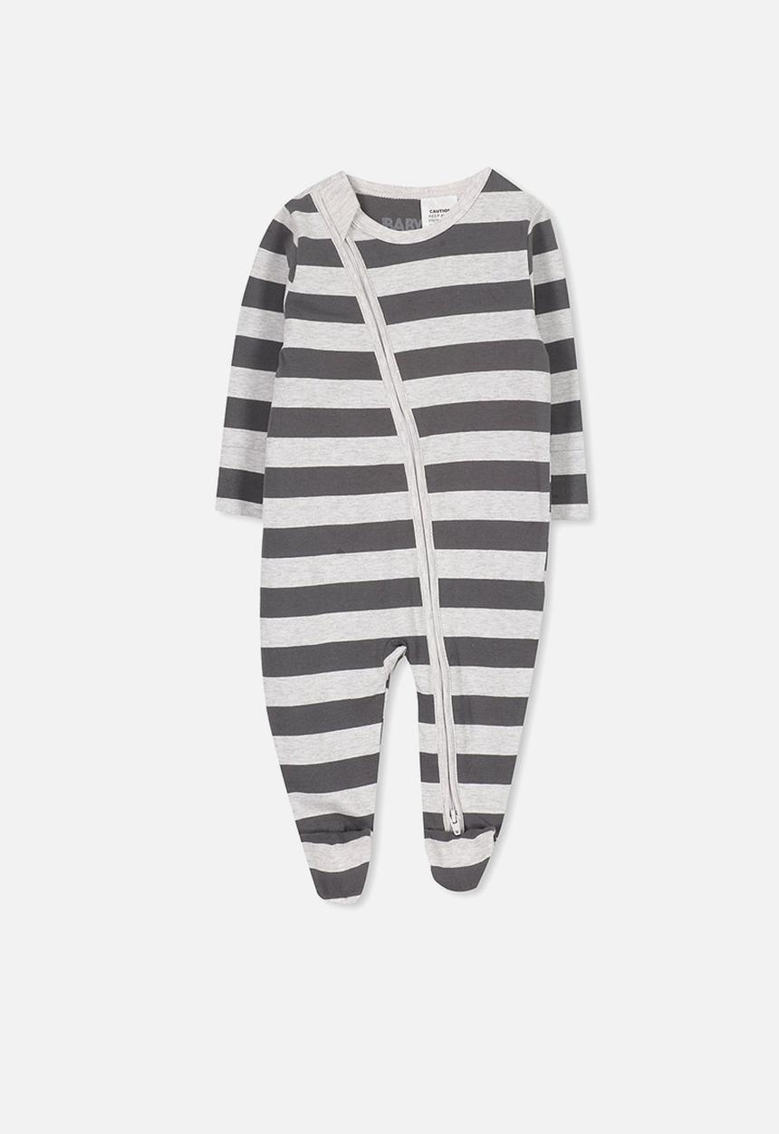 Cotton On - Mini zip through - grey & charcoal