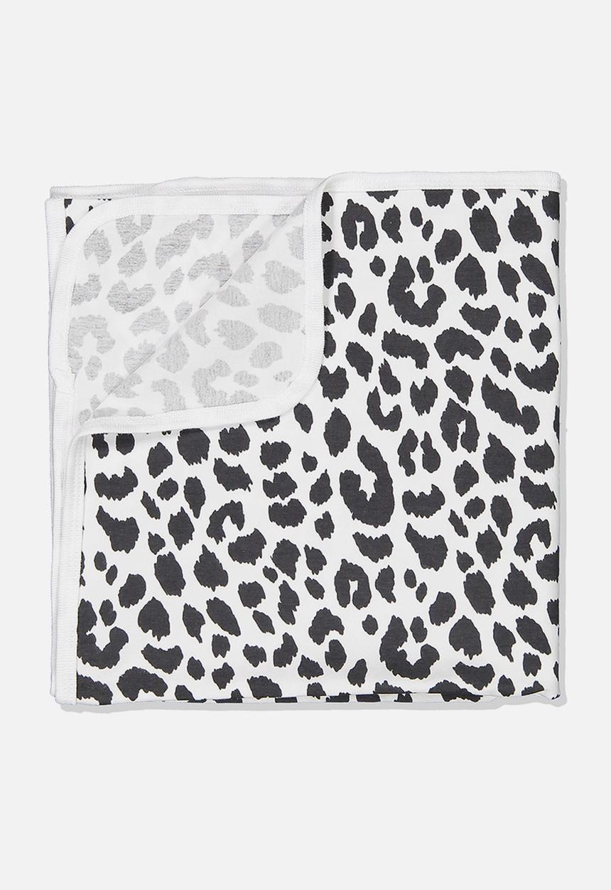 Cotton On - The baby blanket - white & black