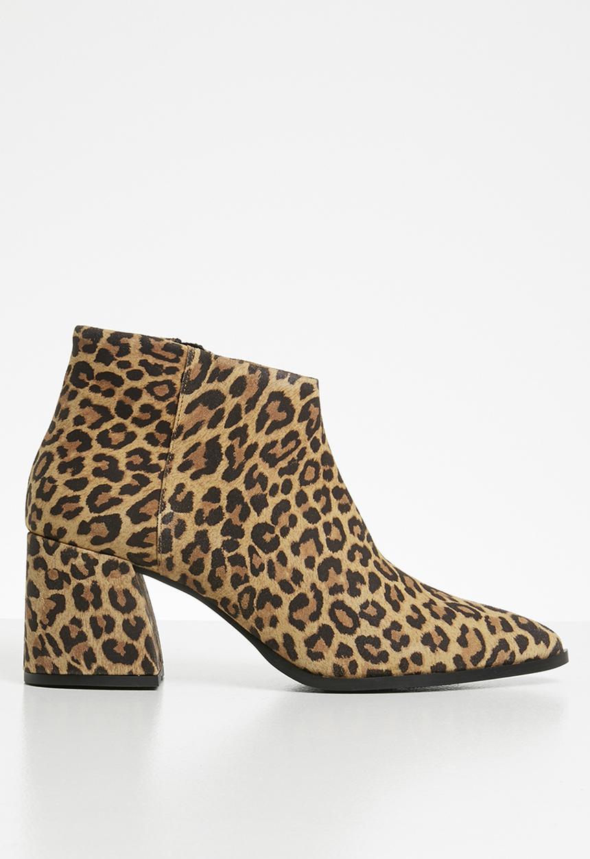 Vero Moda - Saga leather ankle boot - brown