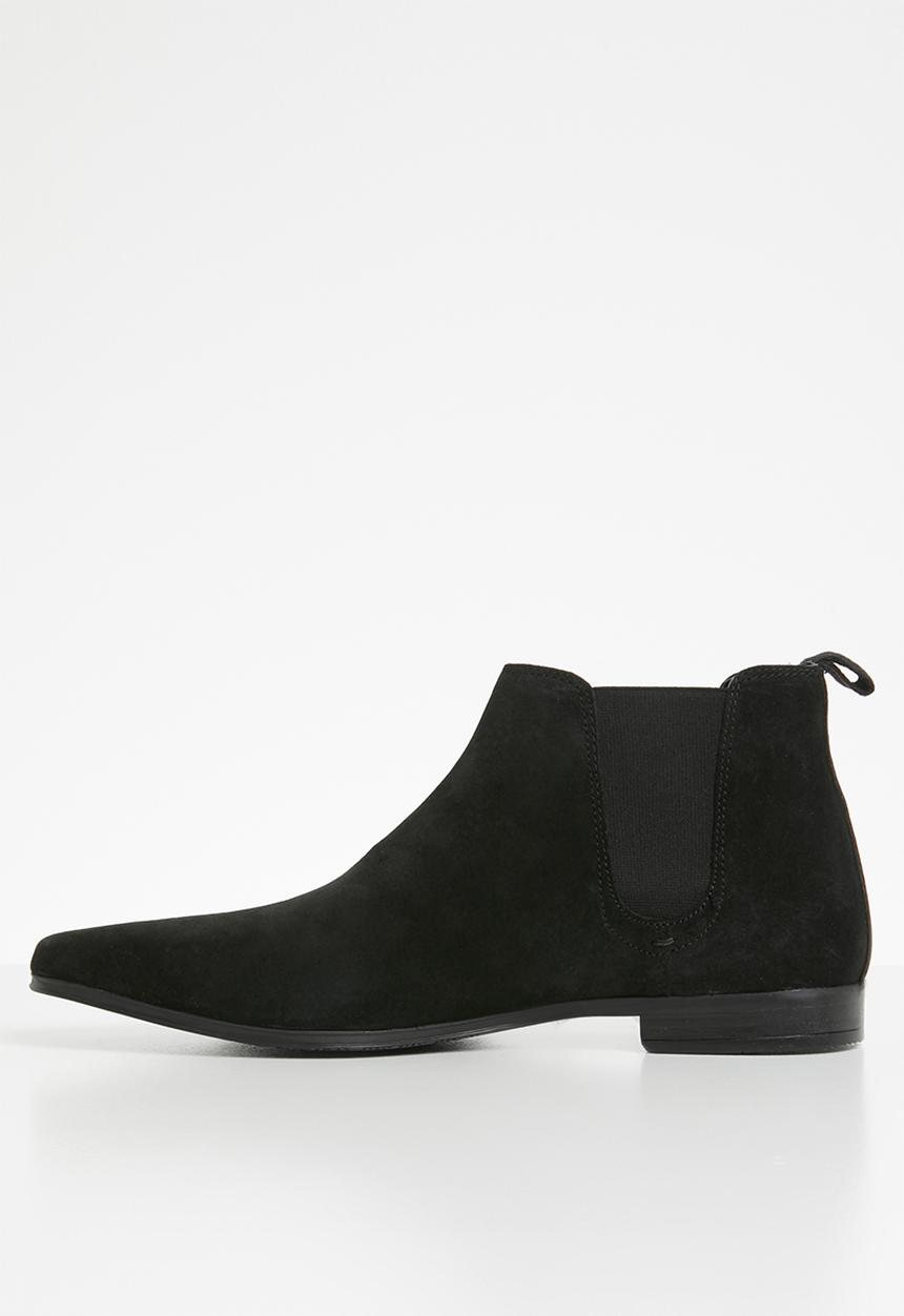 Superbalist - Strauss suede chelsea boot - black