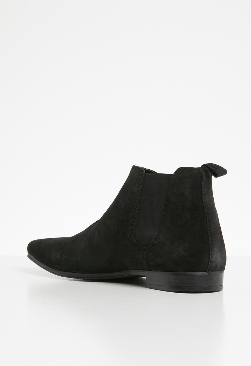 Superbalist - Strauss suede chelsea boot - black