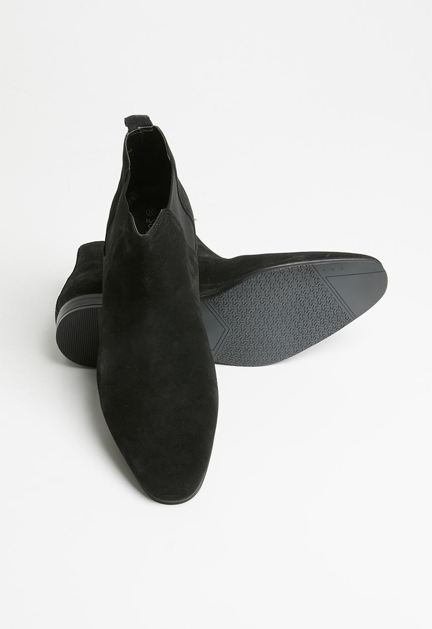 Superbalist - Strauss suede chelsea boot - black