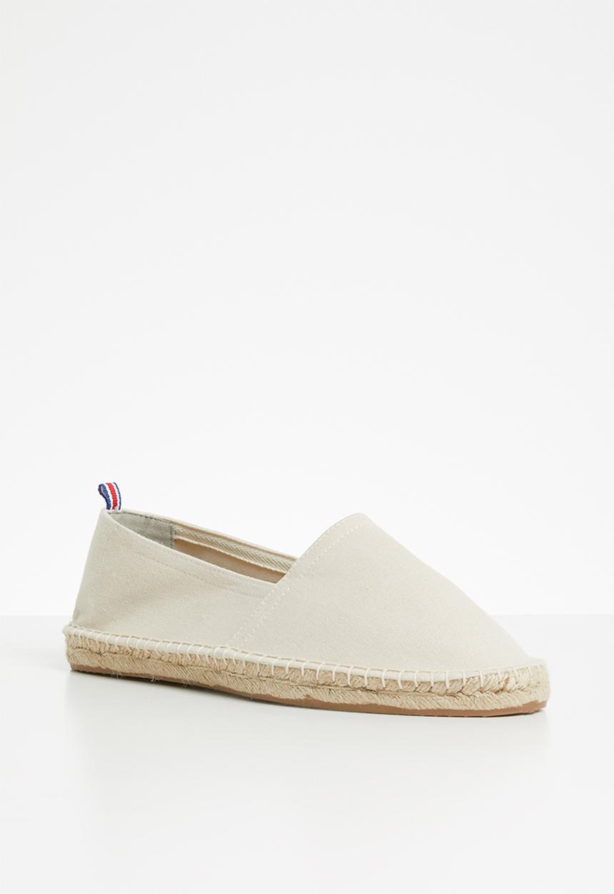 Superbalist - Men's espadrille slip on - canvas  - sand
