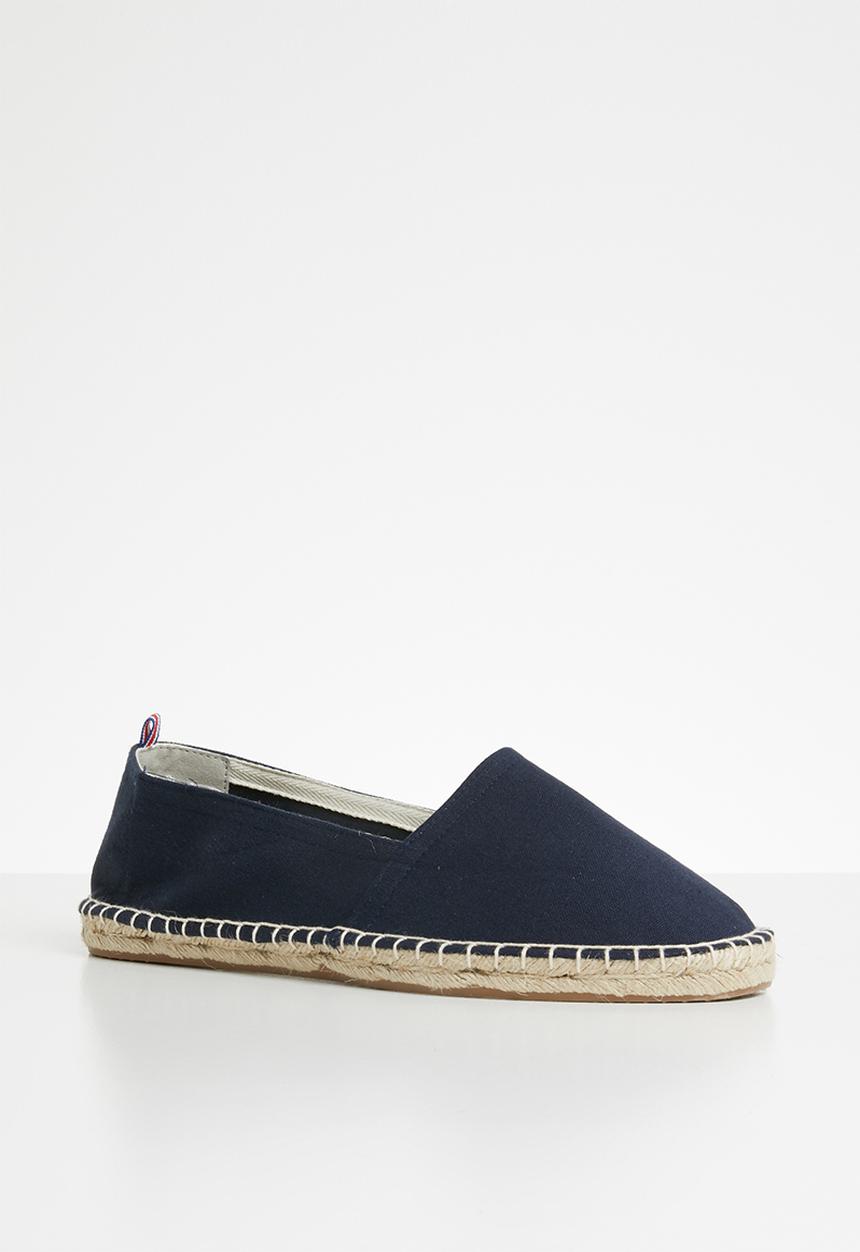 Superbalist - Men's espadrille slip on - canvas - navy