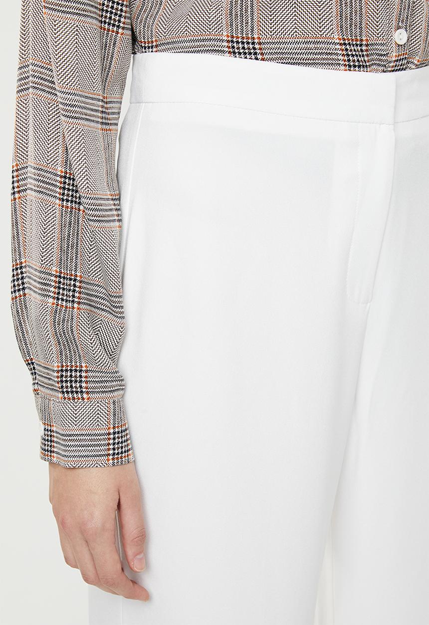 Missguided - Wide leg smart trouser - ivory