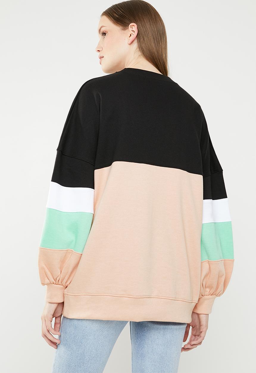 Missguided - Baby girl colour block sweat - multi