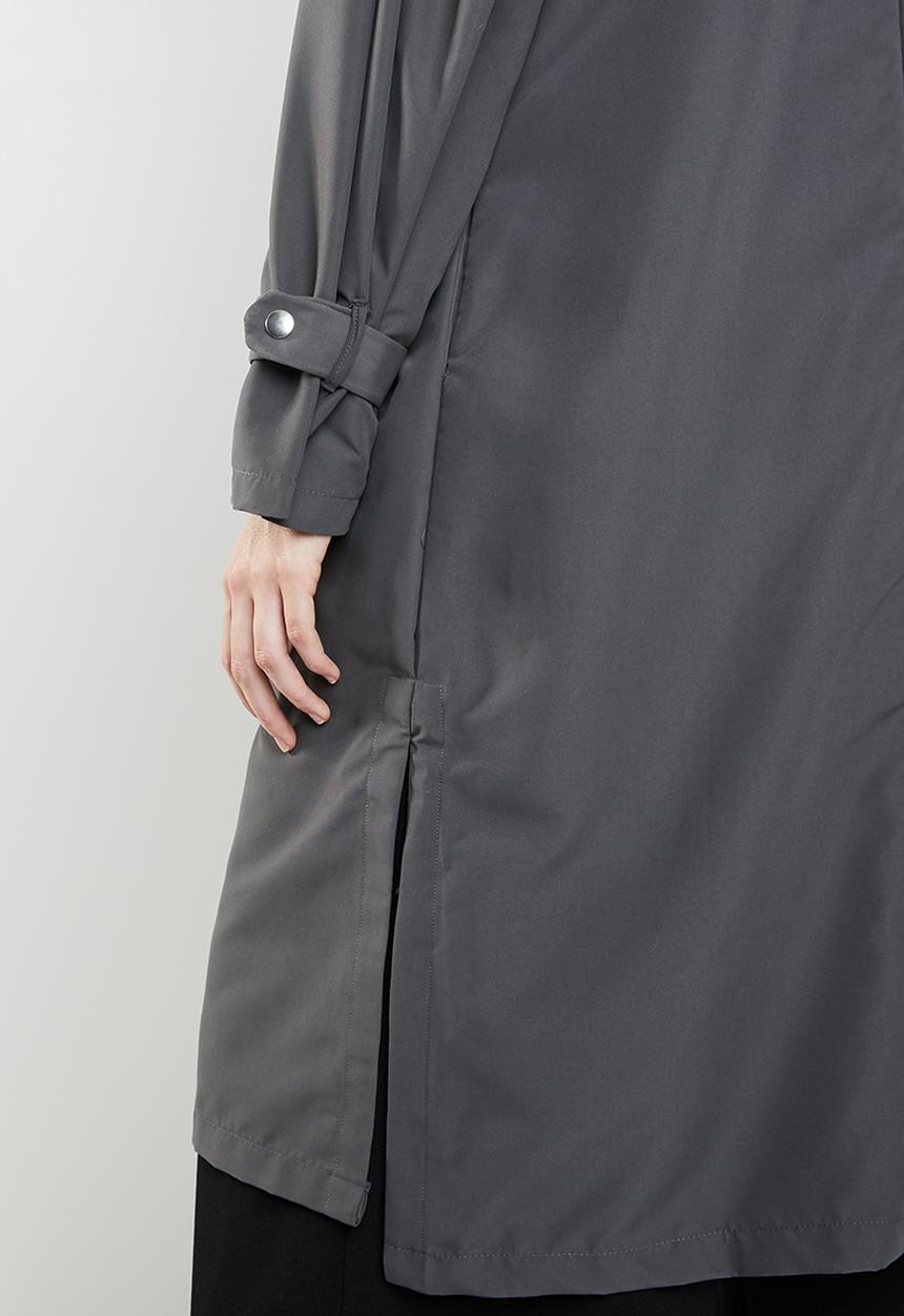 STYLE REPUBLIC - Puff sleeve coat - grey