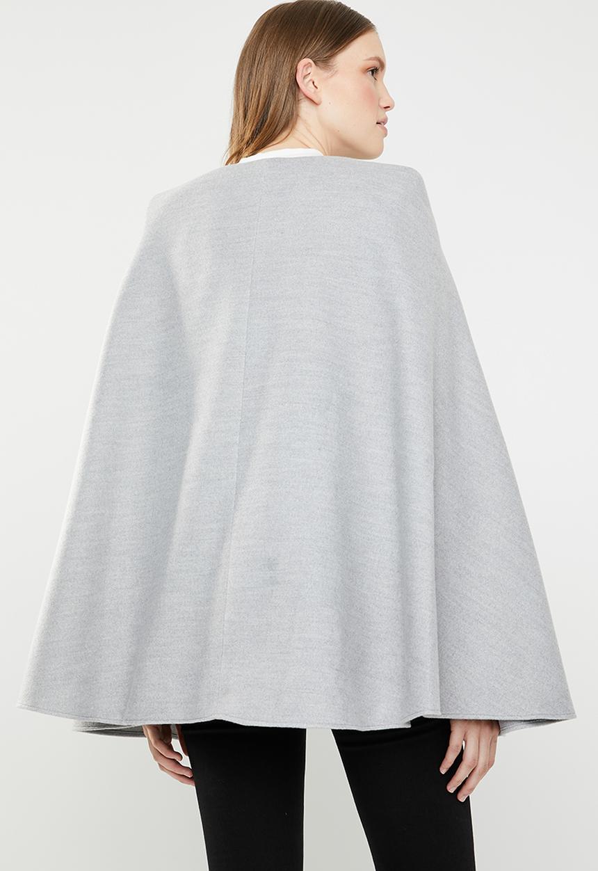 STYLE REPUBLIC - Melton cape - grey