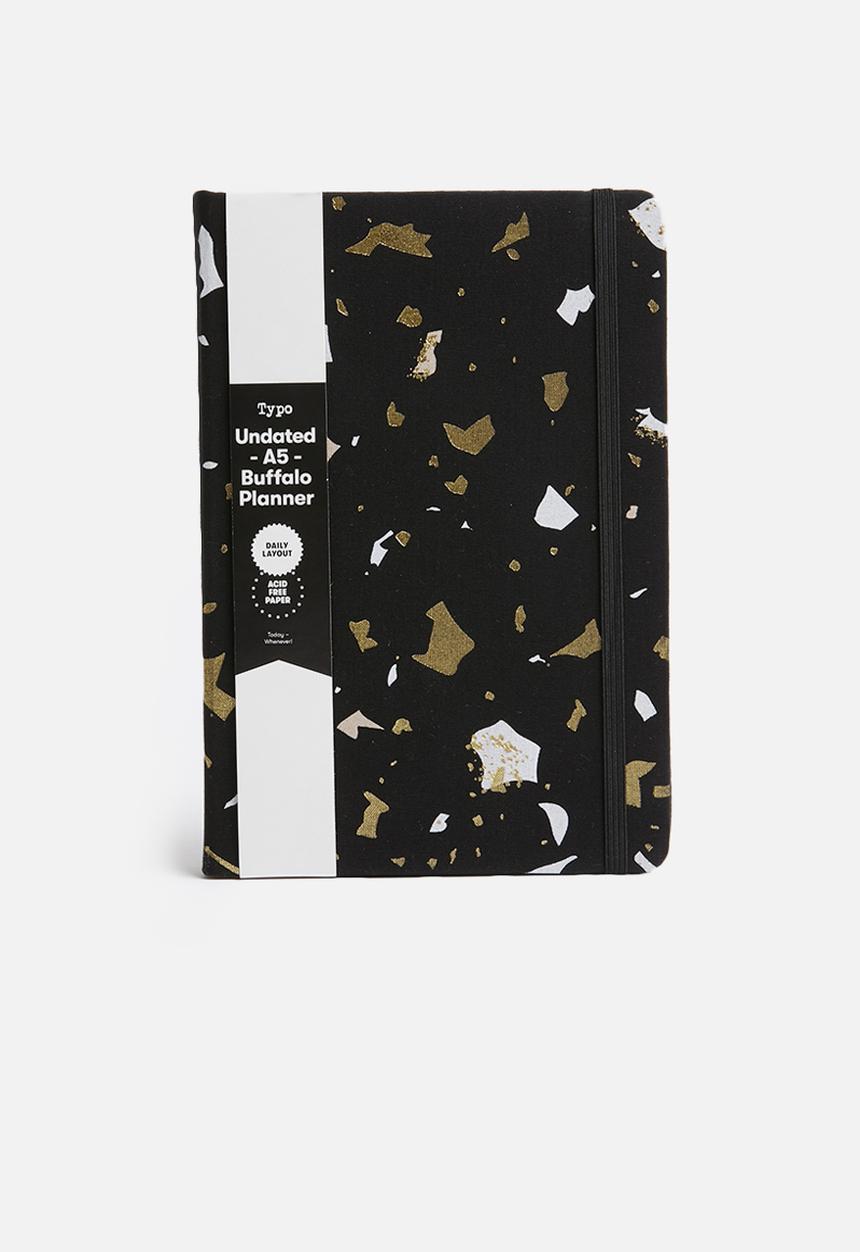 Typo - A5 fabric undated daily dairy - multi