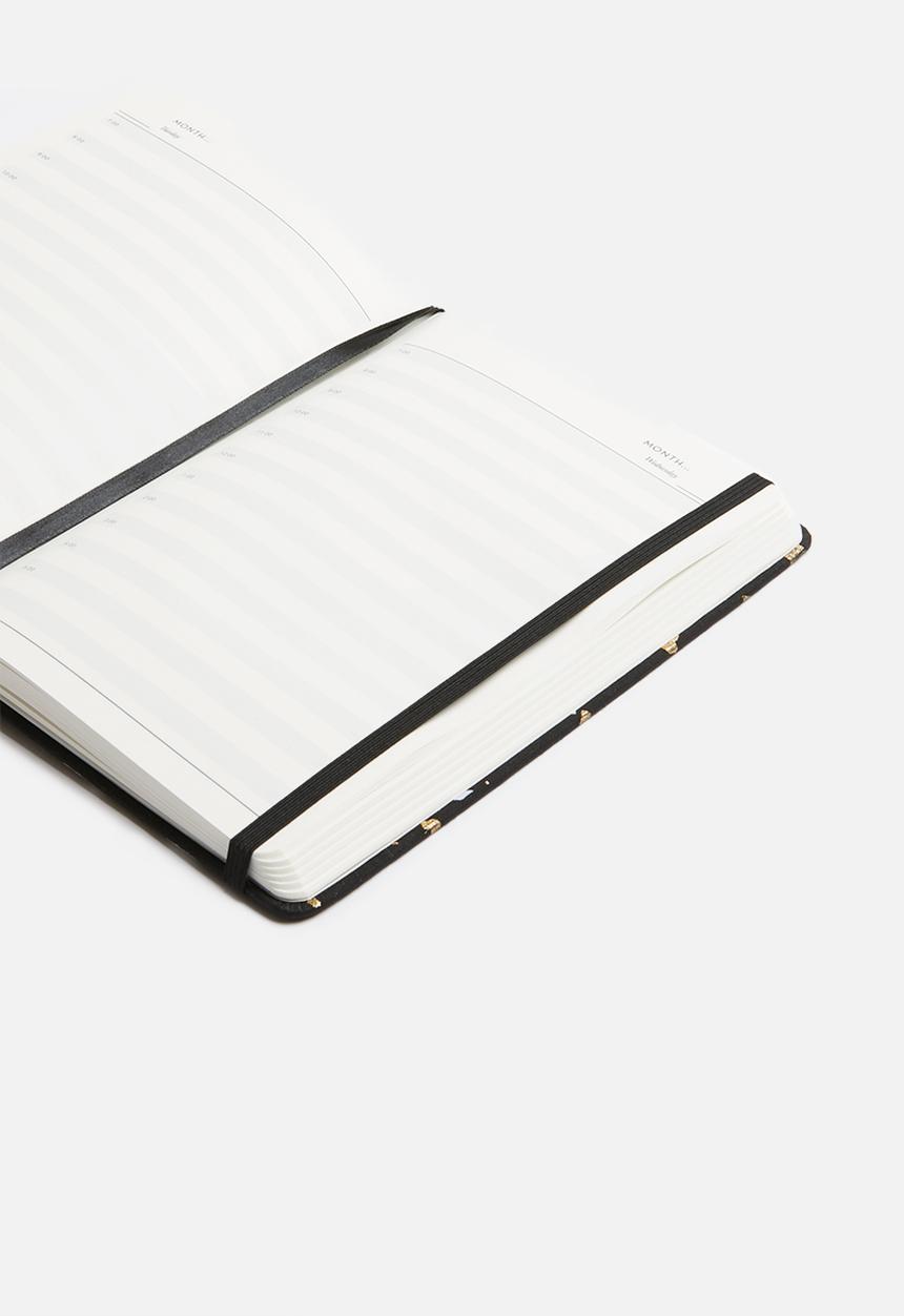 Typo - A5 fabric undated daily dairy - multi