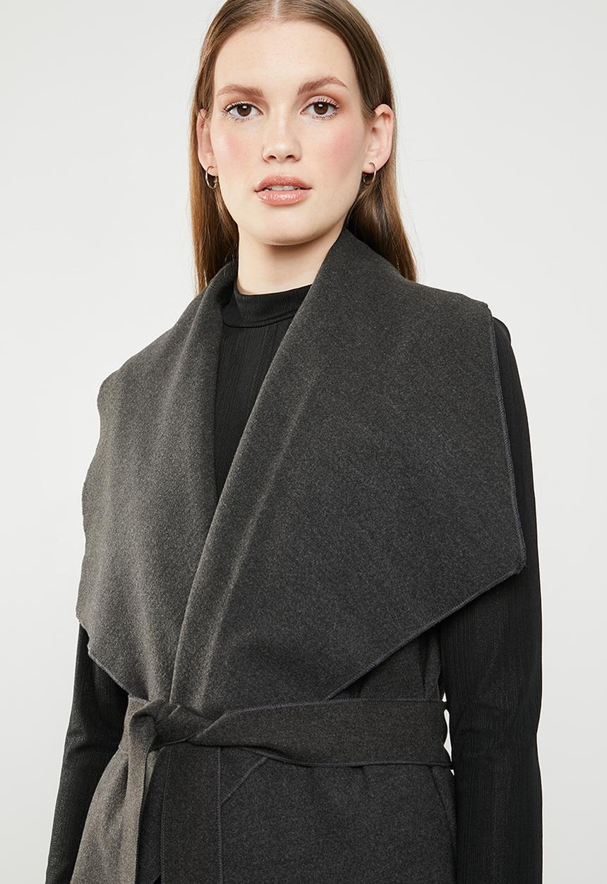 STYLE REPUBLIC - Melton coat - grey
