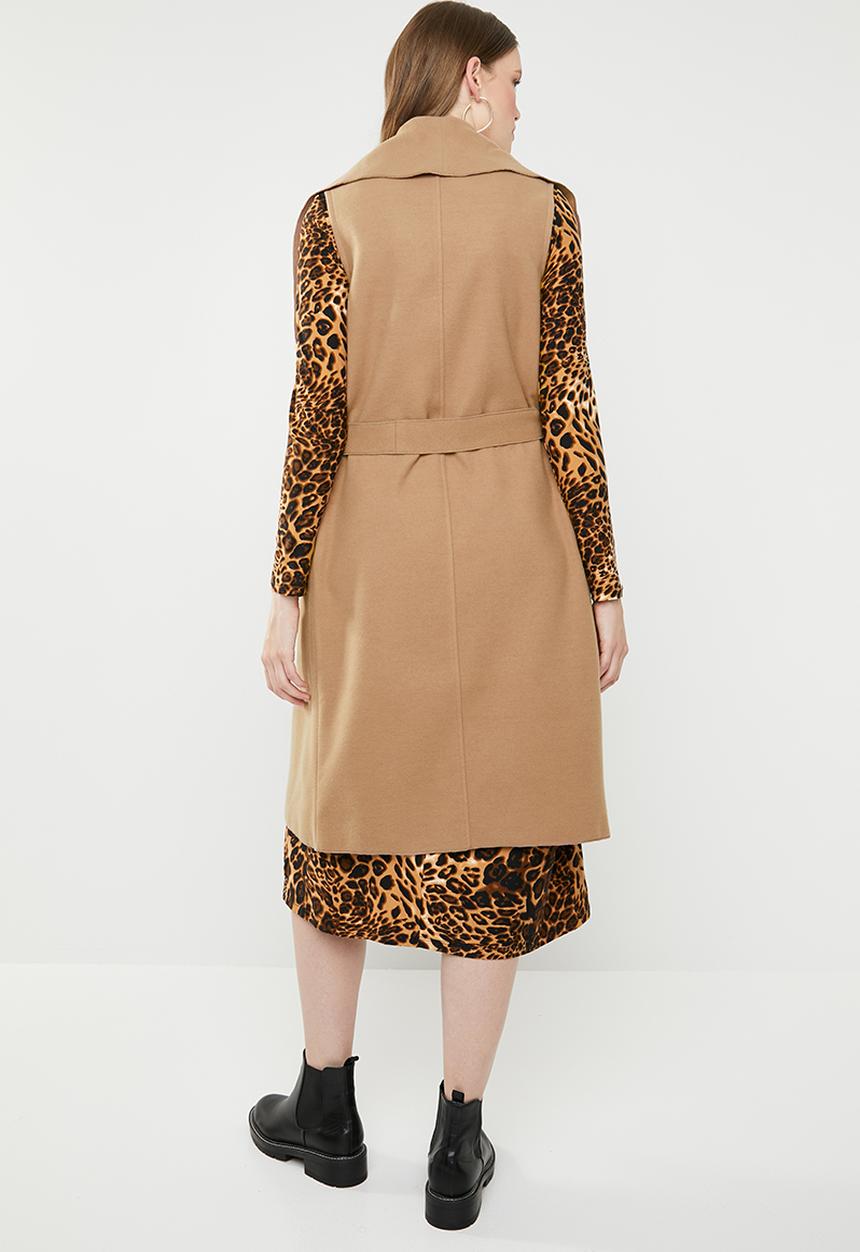 STYLE REPUBLIC - Melton coat - tan