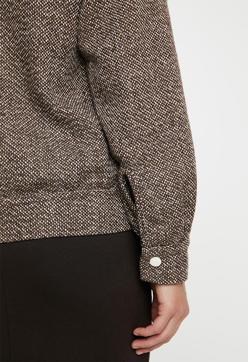 STYLE REPUBLIC - Textured jacket - brown