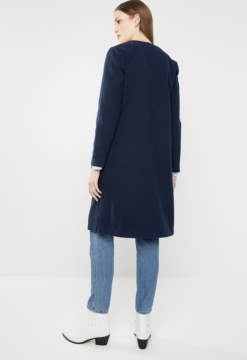 STYLE REPUBLIC - Melton coat - navy