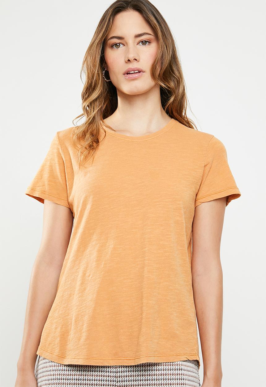 Cotton On - The crew T-shirt - orange