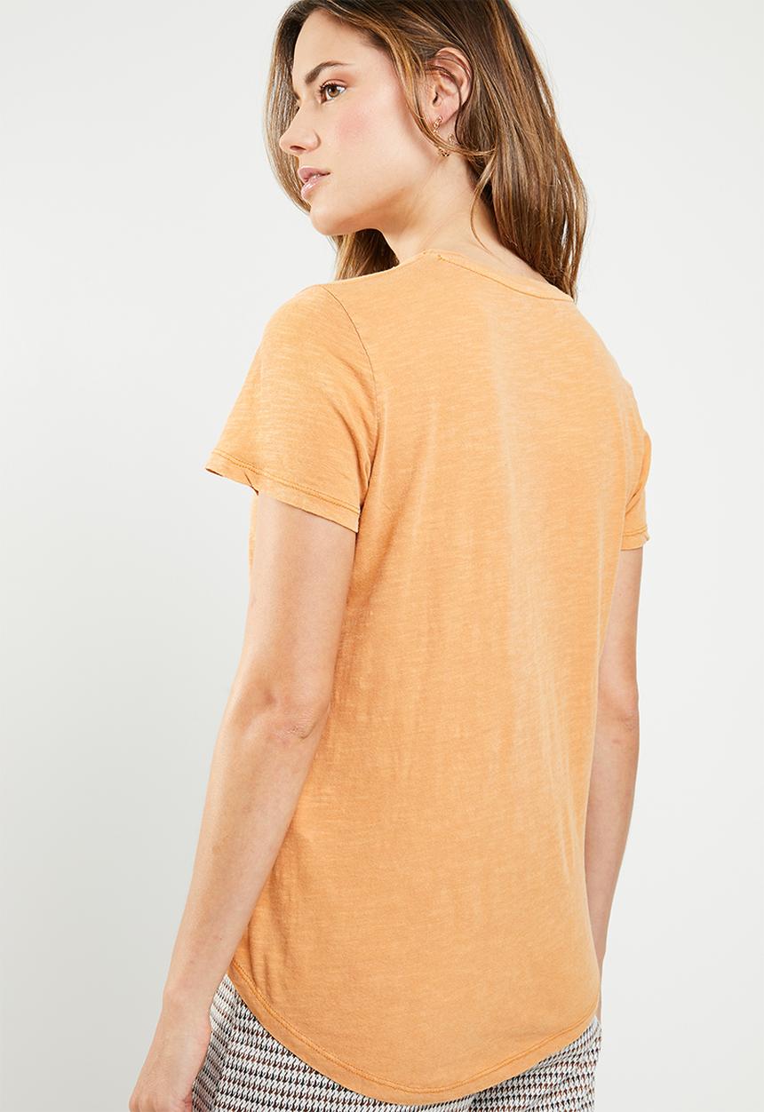 Cotton On - The crew T-shirt - orange