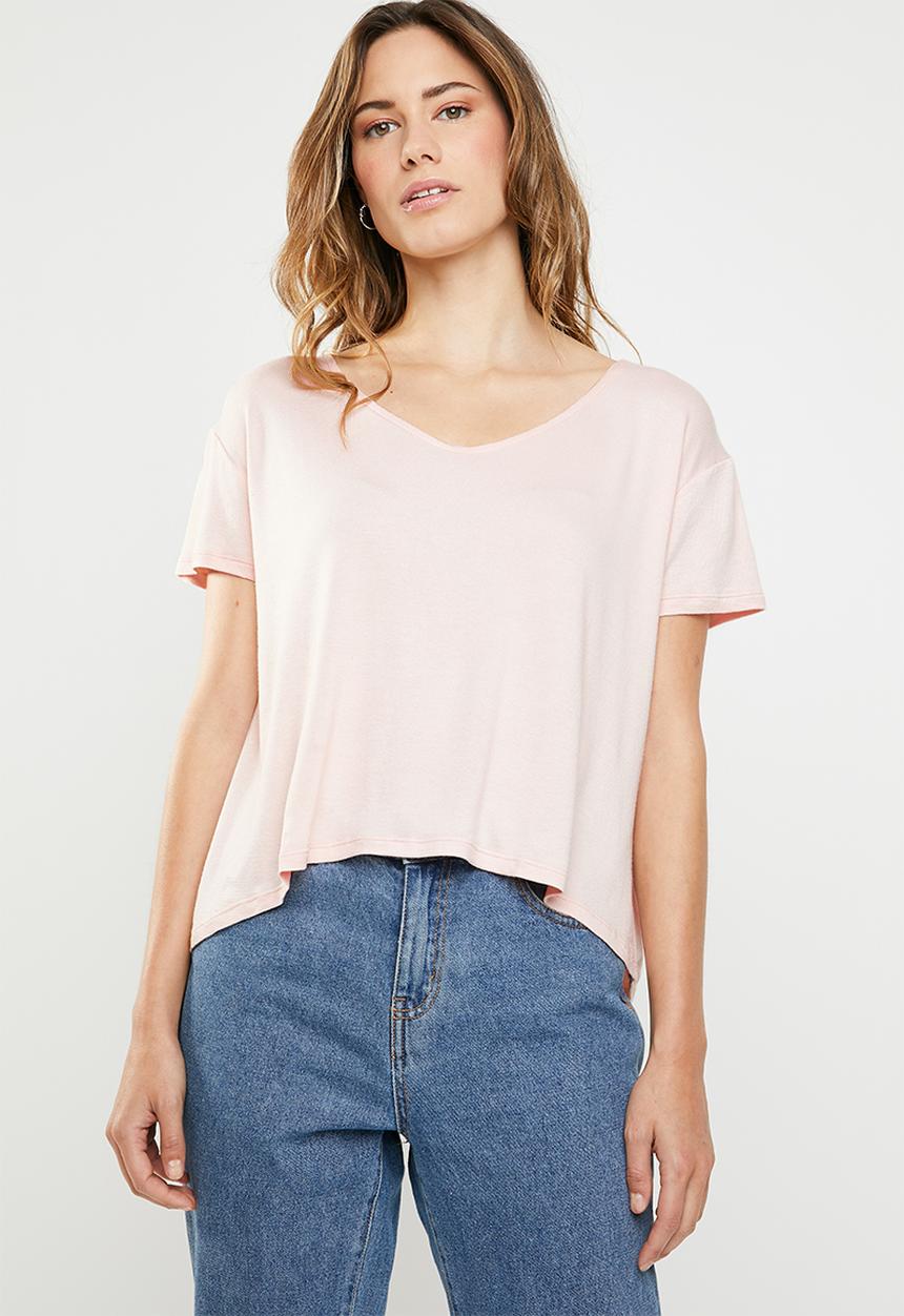Cotton On - Madeline chop tee - pink