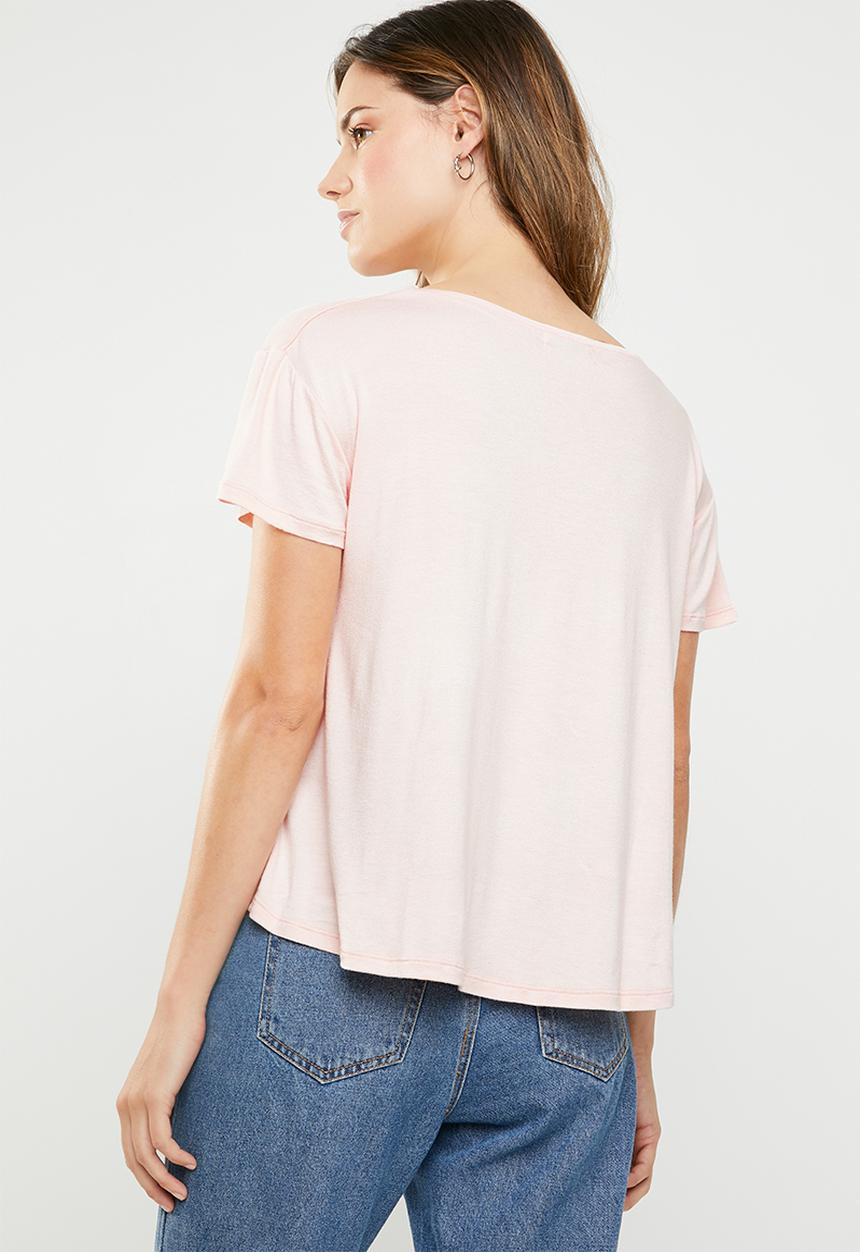 Cotton On - Madeline chop tee - pink