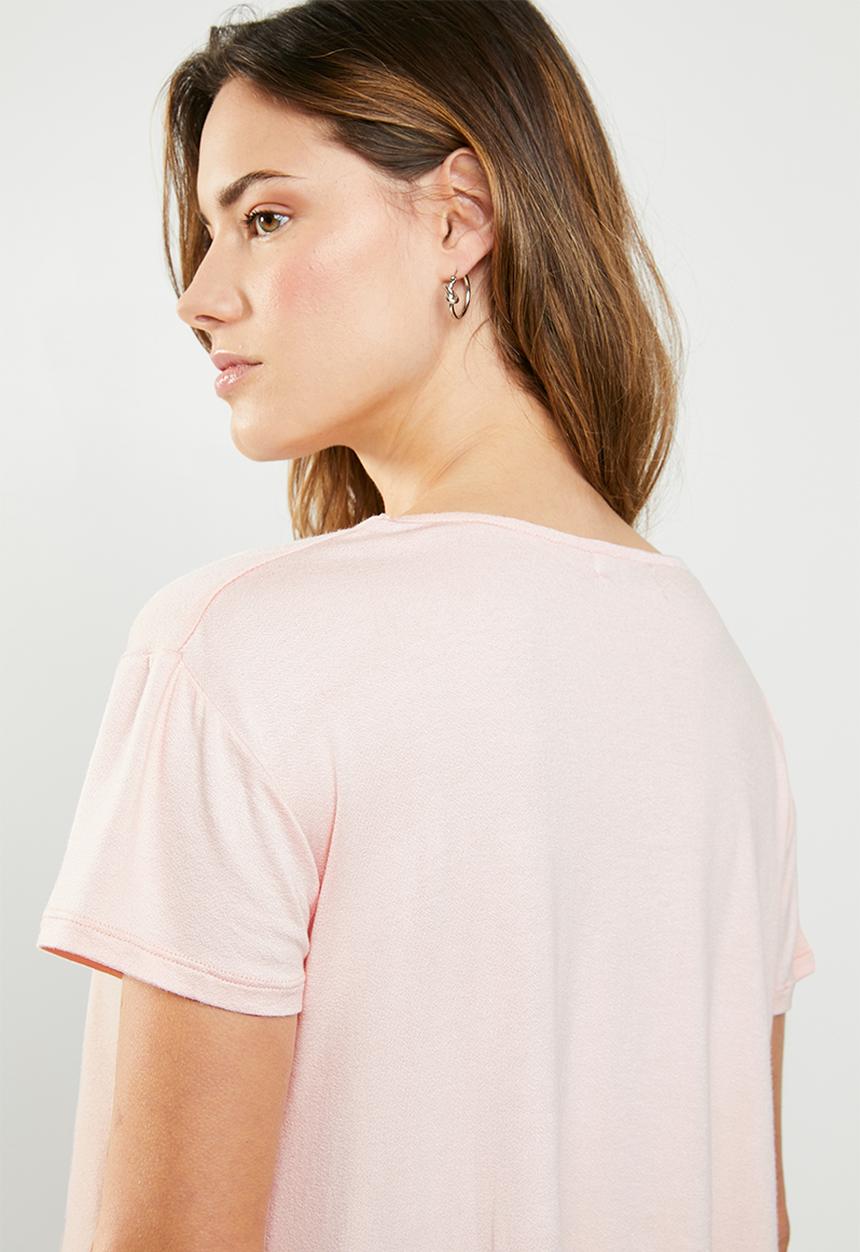 Cotton On - Madeline chop tee - pink