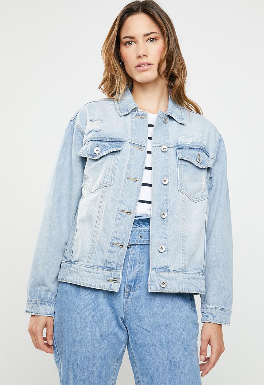 Cotton On - New boyfriend fashion denim jacket - blue