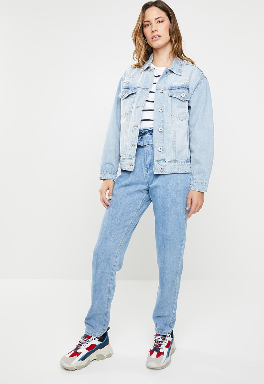 Cotton On - New boyfriend fashion denim jacket - blue