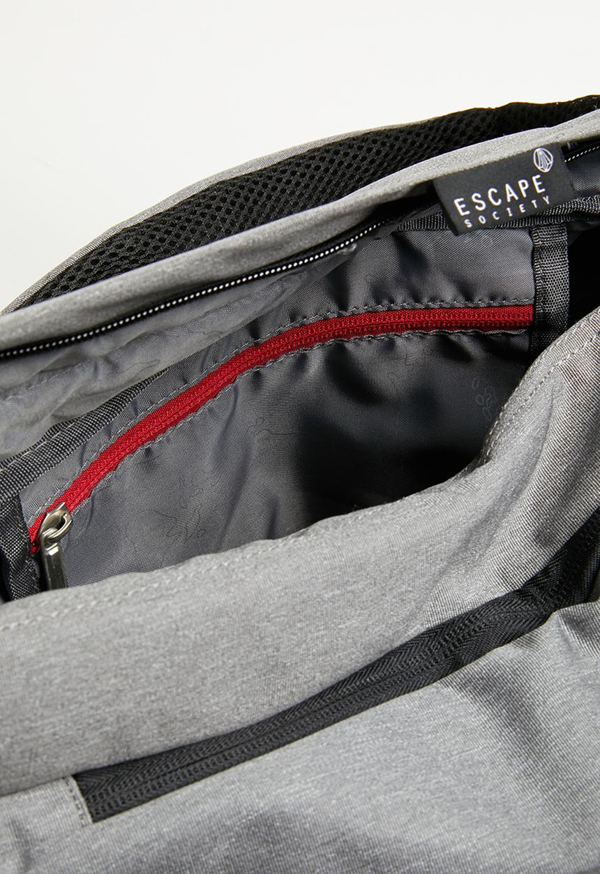 Escape Society - Hold all duffel bag - grey & black 