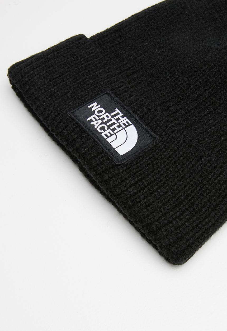 The North Face - Logo box cuffed beanie - black
