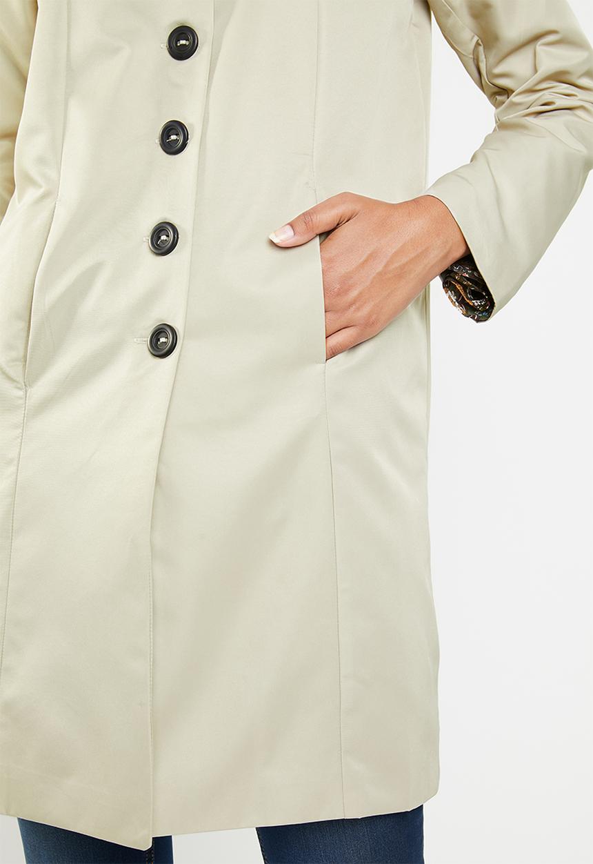 edit - Classic car coat - beige