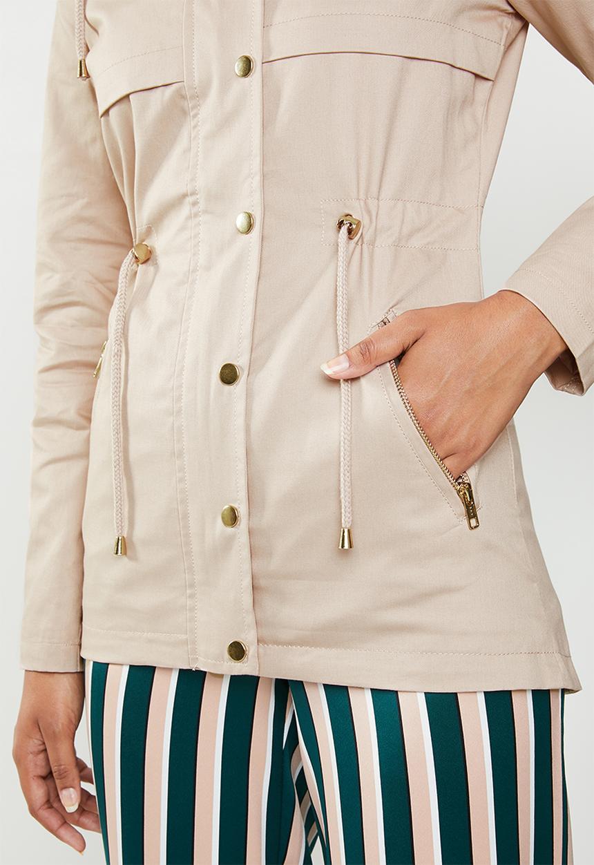 edit - Hooded parka - pink