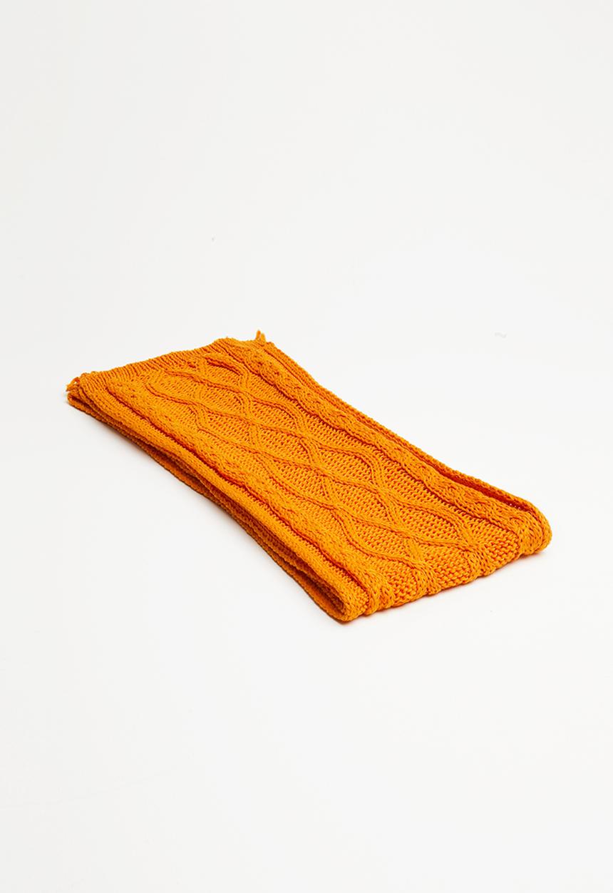 Superbalist - Cable knit scarf - orange 