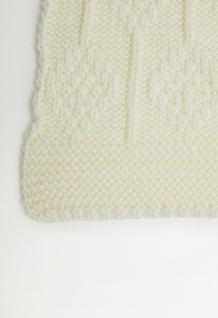 Superbalist - Chunky knit scarf - cream