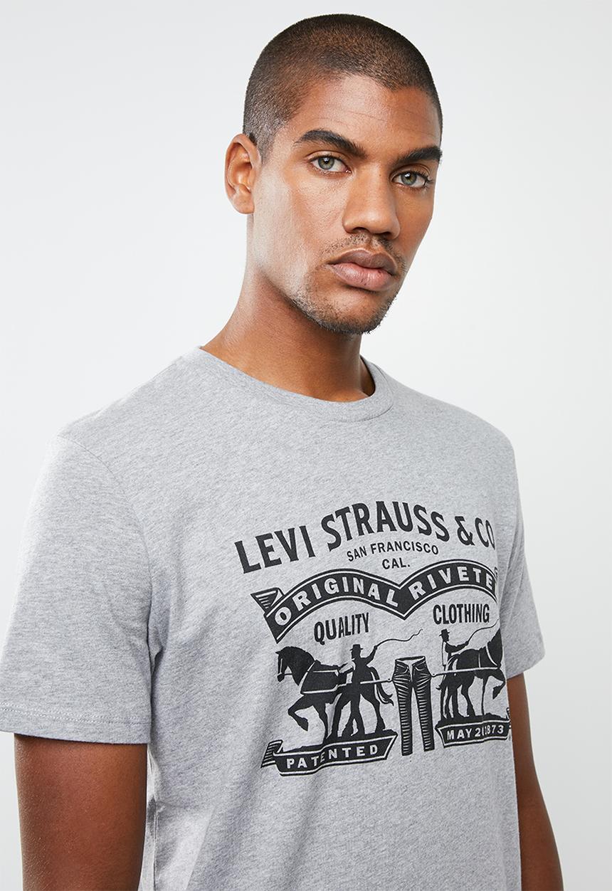 Levi’s® - Graphic set-in crew neck tee - grey