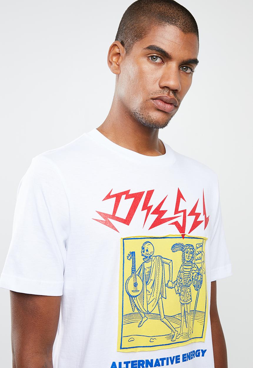 Diesel  - Just-xp short sleeve tee - white