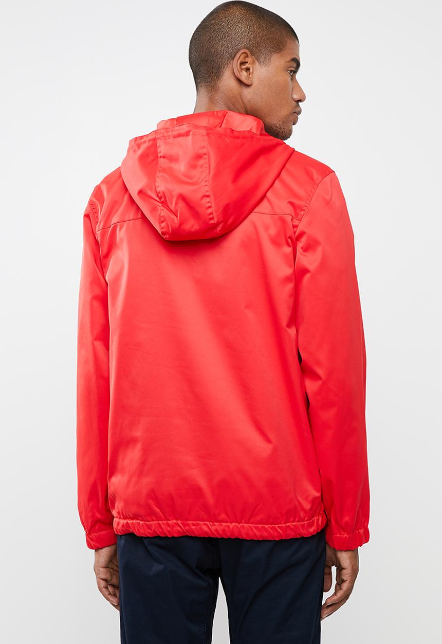 Superbalist - Basic half-zip anorak - red