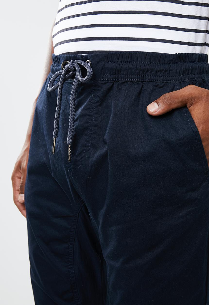 STYLE REPUBLIC - Kroos cuffed chino - navy
