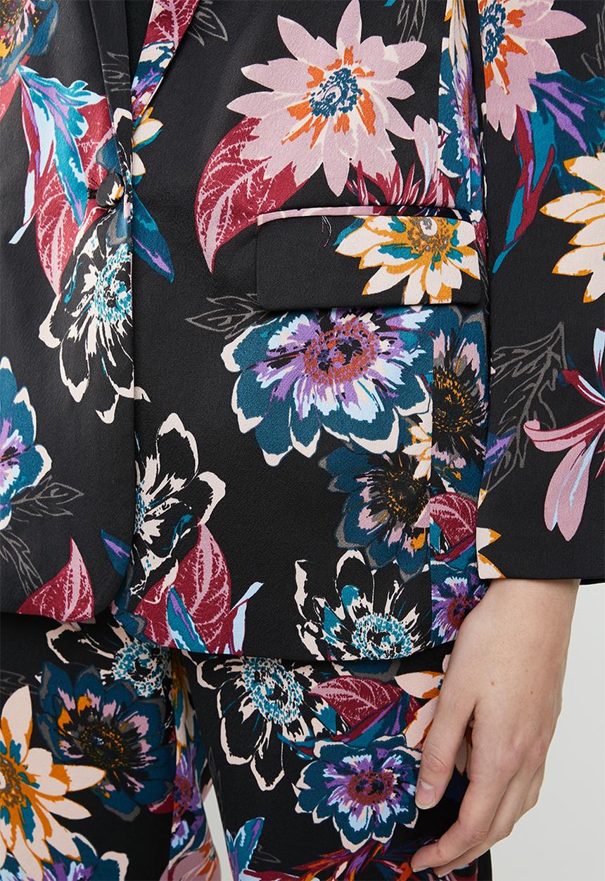 Vero Moda - Wilma sofia long sleeve midi blazer - multi