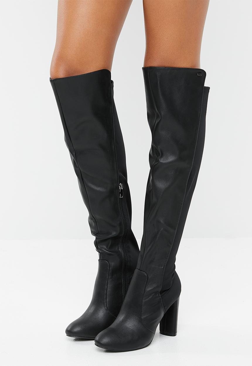 Miss Black - Over the knee boot - black