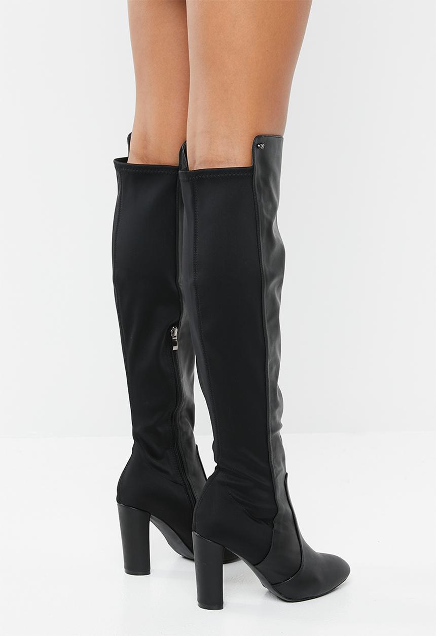 Miss Black - Over the knee boot - black