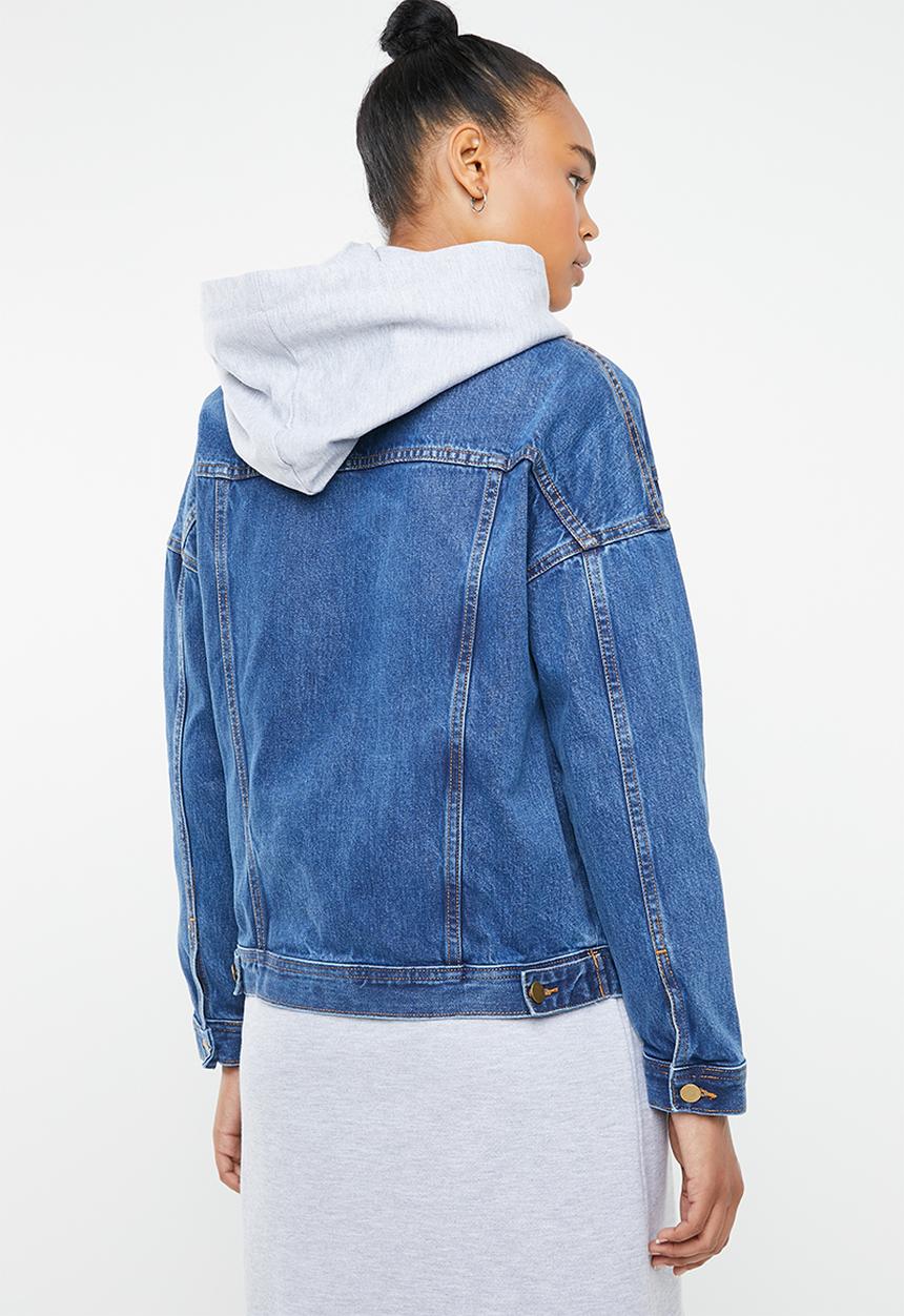 Superbalist - Tia oversize denim jacket - blue