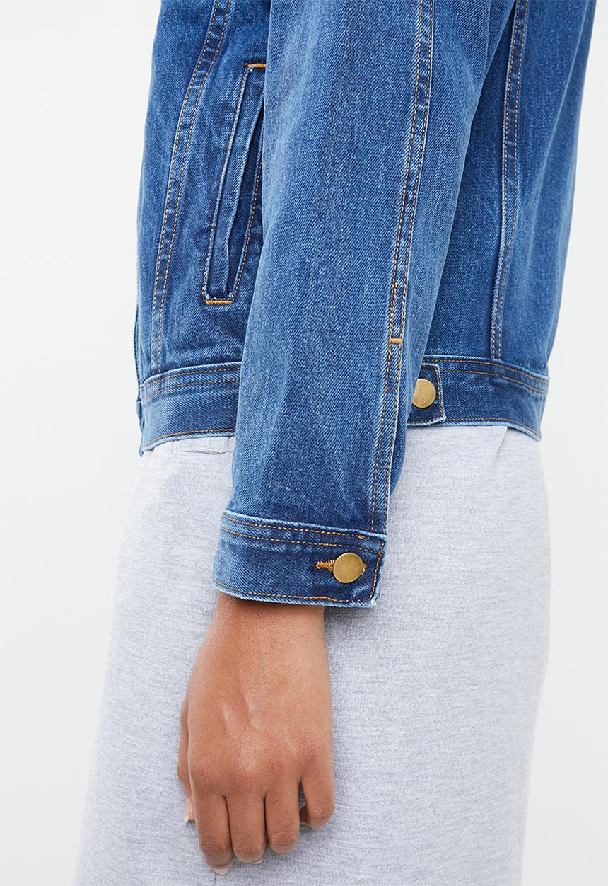 Superbalist - Tia oversize denim jacket - blue