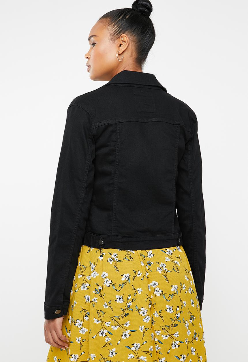 Superbalist - Fitted denim jacket - black